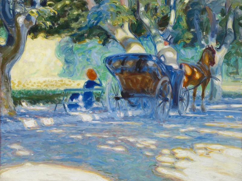 1878-Verner Thomé - Nel parco Borlery